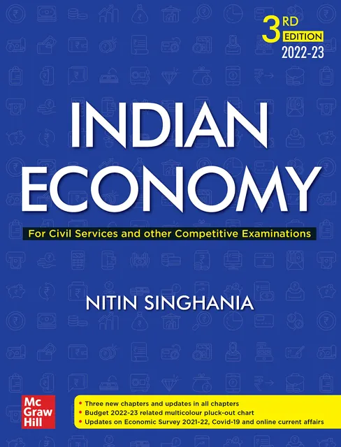 Indian Economy (English| 3rd Edition) - Nitin Singhania - McGraw Hill | UPSC | Civil Services Exam | State Administrative Exams