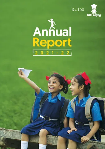 NITI Aayog Annual Report 2021-22 - [B/W PRINTOUT]