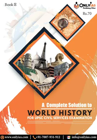 World History - General Studies GS Printed Notes 2022 - Only IAS - [B/W PRINTOUT]