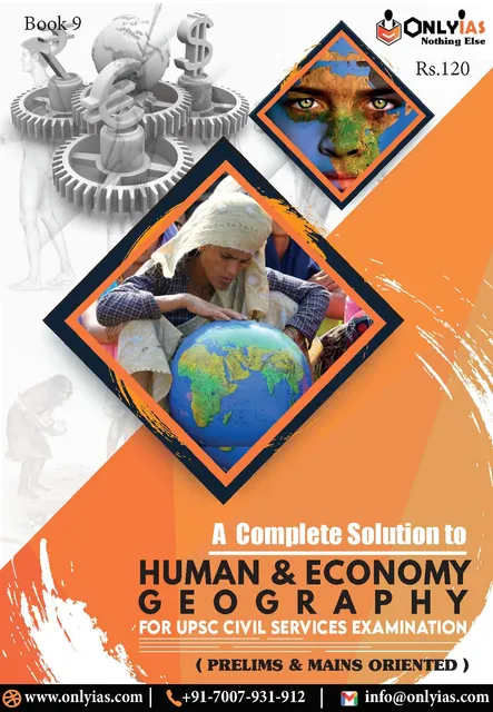 Human & Economic Geography - General Studies GS Printed Notes 2022 - Only IAS - [B/W PRINTOUT]