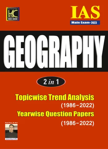UPSC Mains 2023 Geography 2 in 1 Topicwise Trend Analysis (1986-2022) - KBC Nano (22-072)