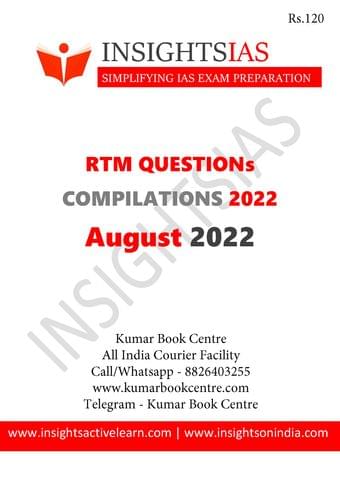 August 2022 - Insights on India Revision Through MCQs (RTM) - [B/W PRINTOUT]