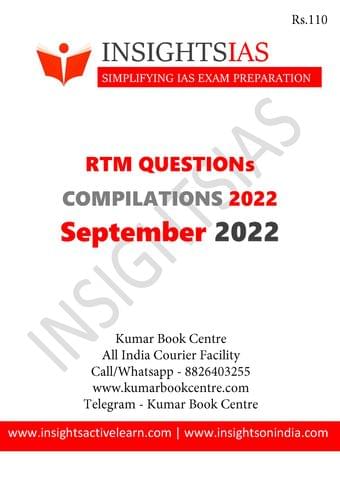 September 2022 - Insights on India Revision Through MCQs (RTM) - [B/W PRINTOUT]