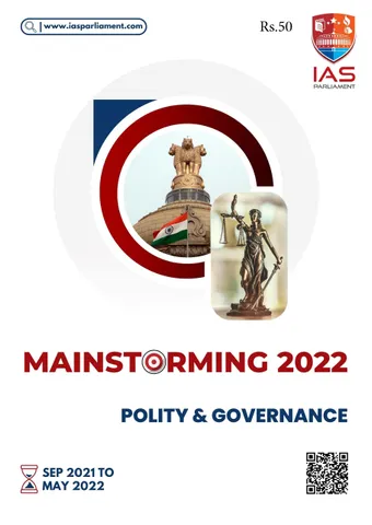 Polity & Governance - Shankar IAS Mainstorming 2022 - [B/W PRINTOUT]