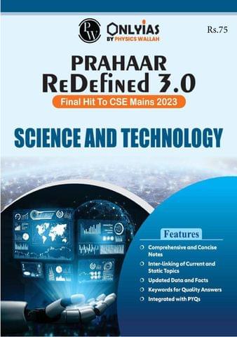 Science & Technology - Only IAS UPSC Wallah Prahaar Redefined 3.0 - [B/W PRINTOUT]