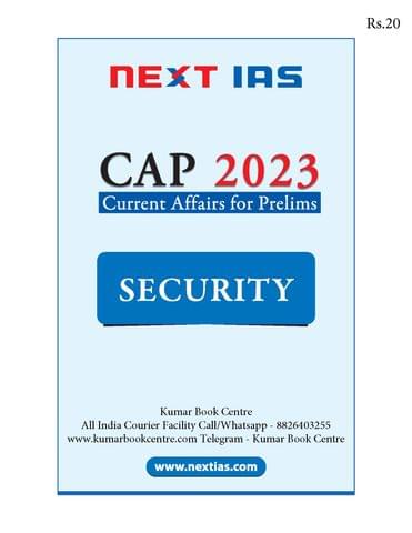 Security - Next IAS Current Affairs for Prelims CAP 2023 - [B/W PRINTOUT]