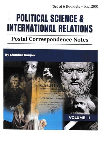 (Set of 6 Booklets) Shubhra Ranjan Handwritten/Class Notes 2023 (Postal Correspondence Notes) - Political Science and International Relation PSIR Optional - [B/W PRINTOUT]