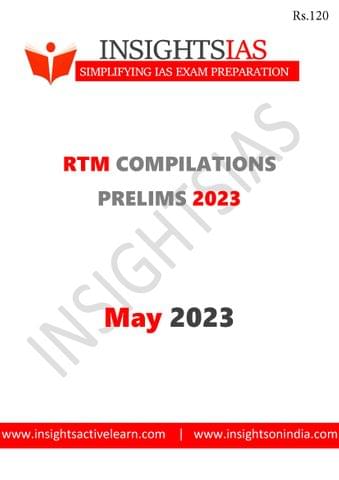 May 2023 - Insights on India Revision Through MCQs (RTM) - [B/W PRINTOUT]