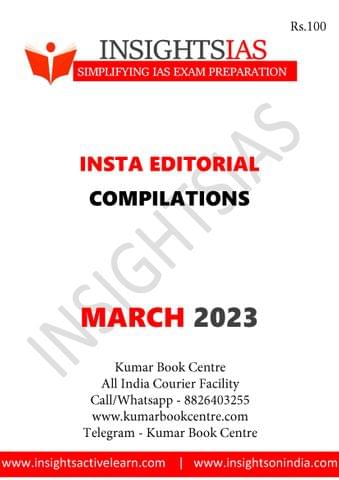 March 2023 - Insights on India Editorial - [B/W PRINTOUT]