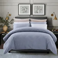 100% Crib Cotton Comforter Set 6-Piece King Grey