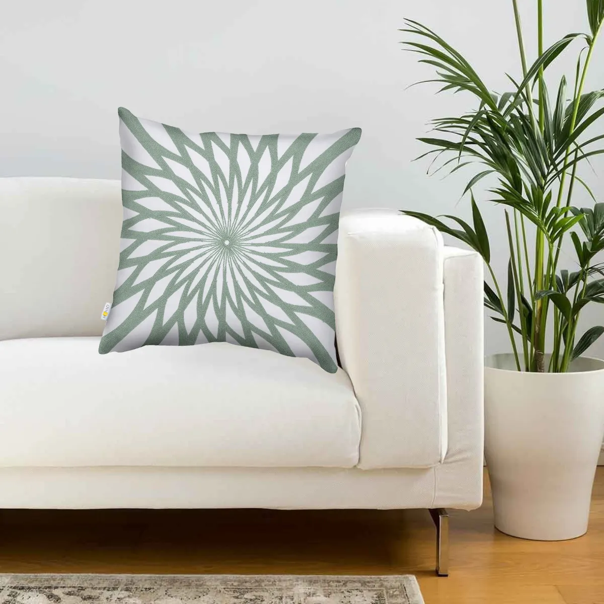 Green Modern Style Cushion Cover