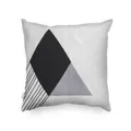 Gemometric Art Embroidered Cushion Cover