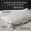 Single Hotel Striped Cotton Pillow ,100% Cotton shell ,Double Edge Stitched ,  Premium Gel Fiber 1 Kg Filling , 50x75, Soft Loft