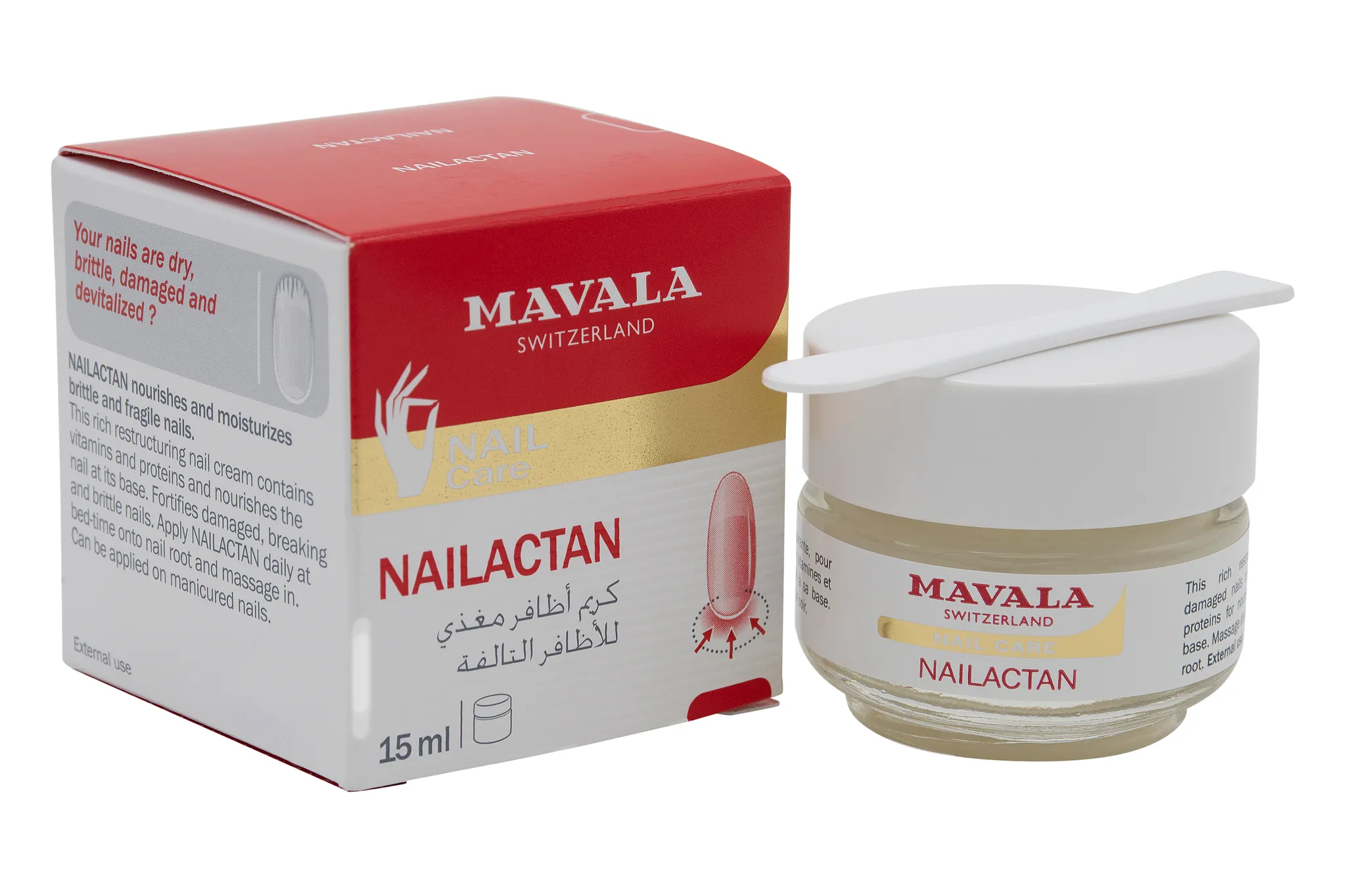Nailactan Nutritive Cream For Damaged Nails 15 Ml