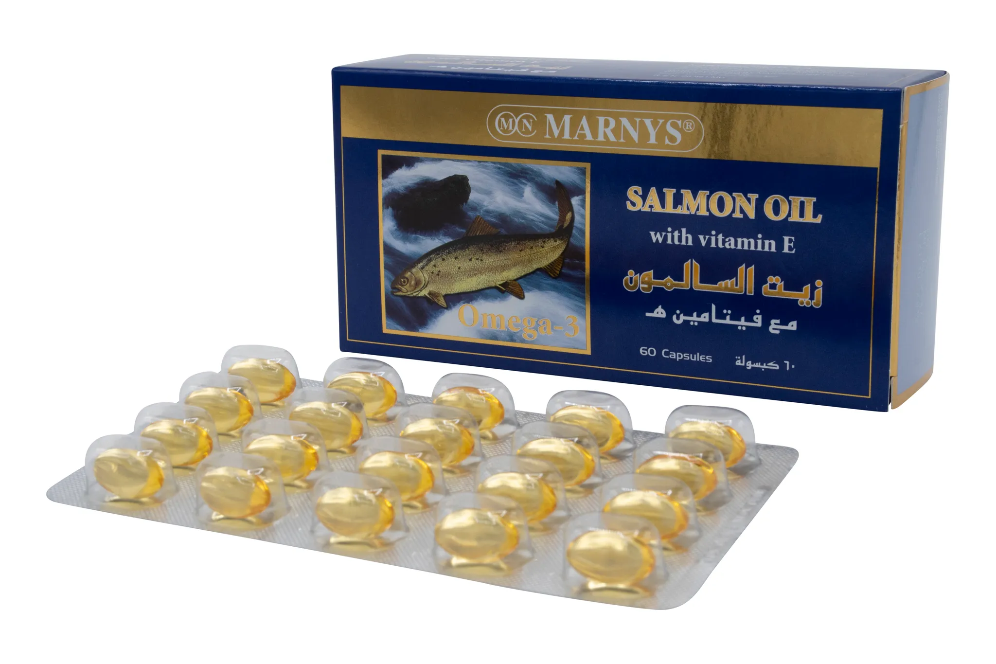 Salmon Oil With Vitamin E 60 Caps