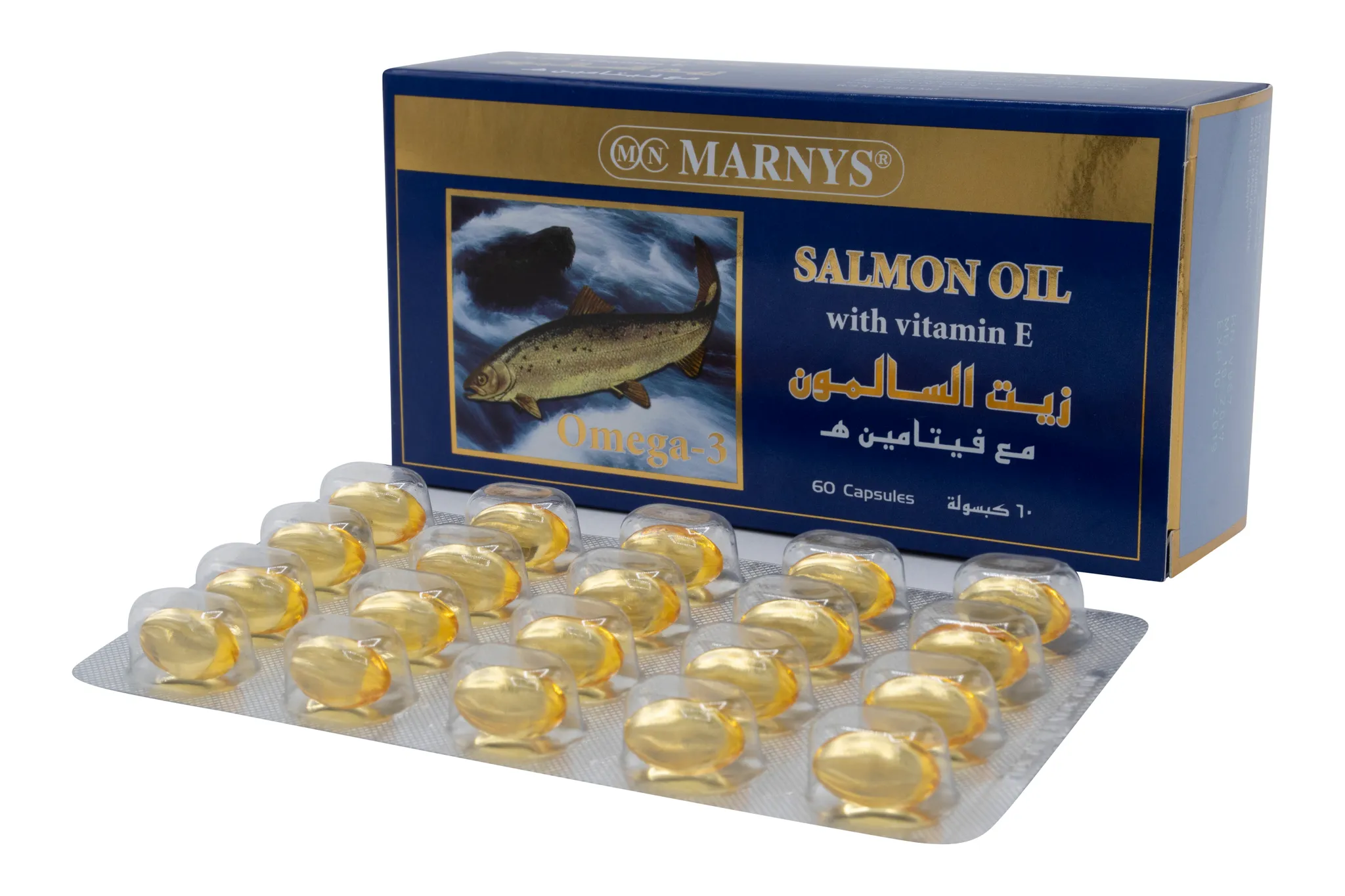 Salmon Oil With Vitamin E 60 Caps