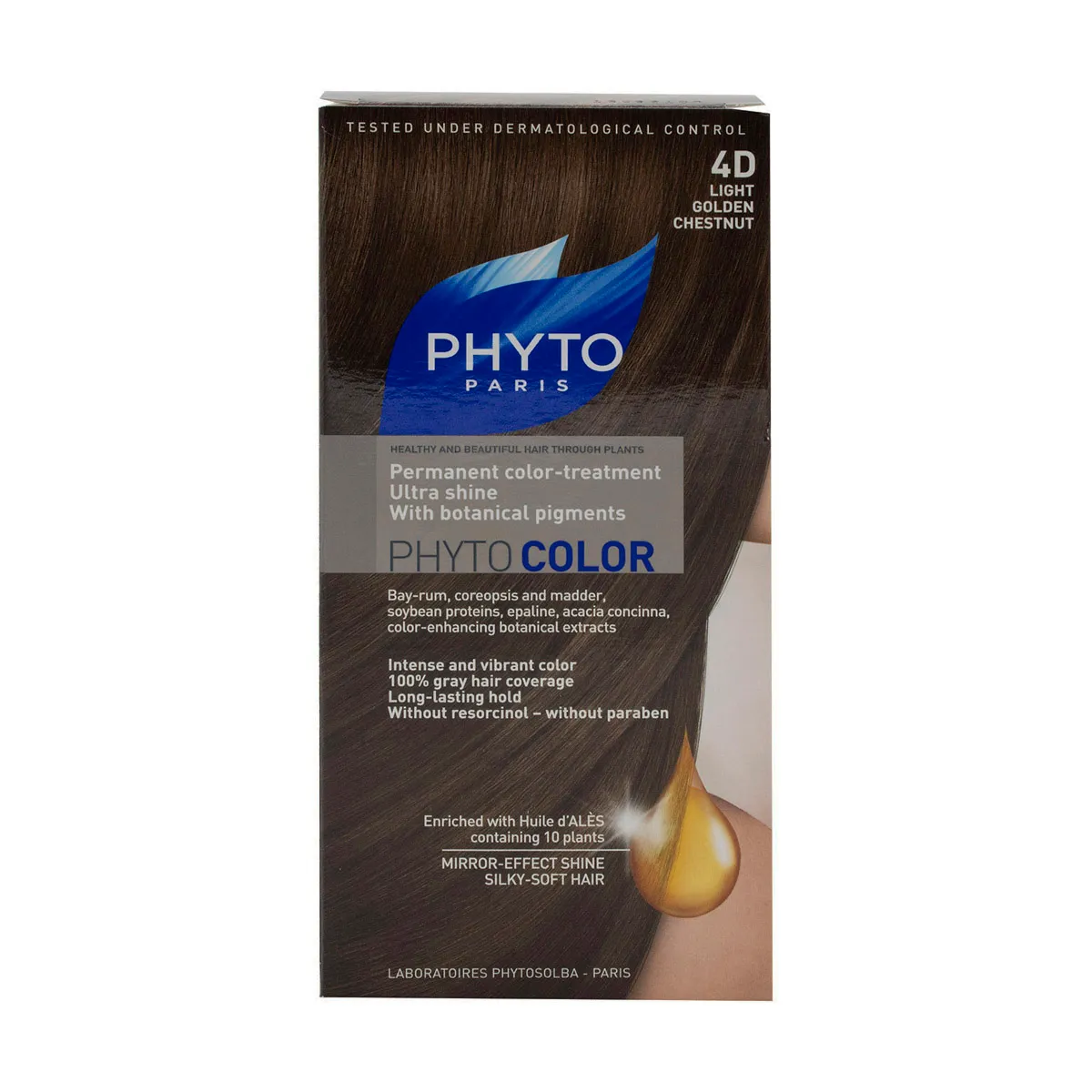 Hair Color 4D Light Golden Chestnut