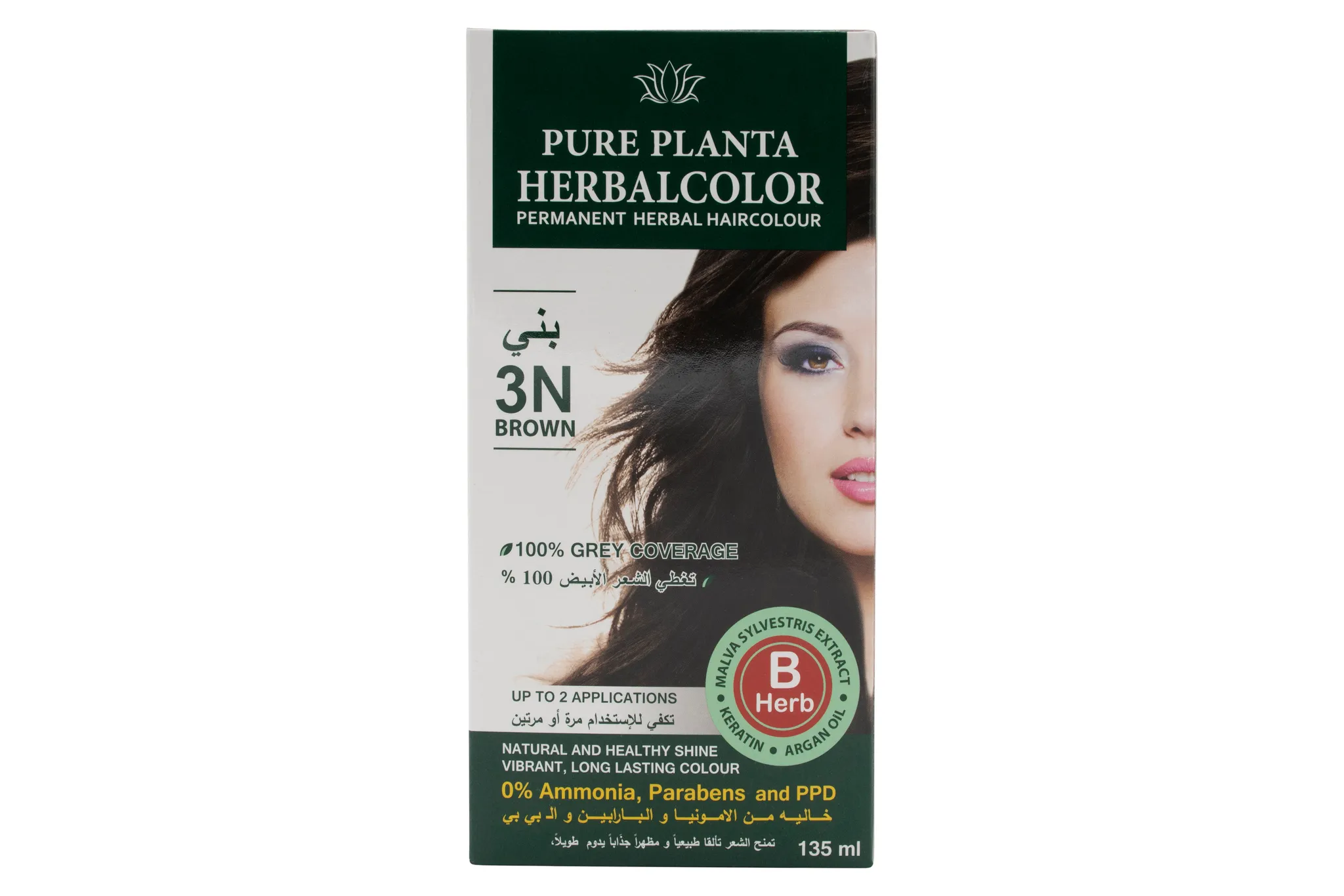 Herbal Hair Color Gel 3N Brown 135Ml