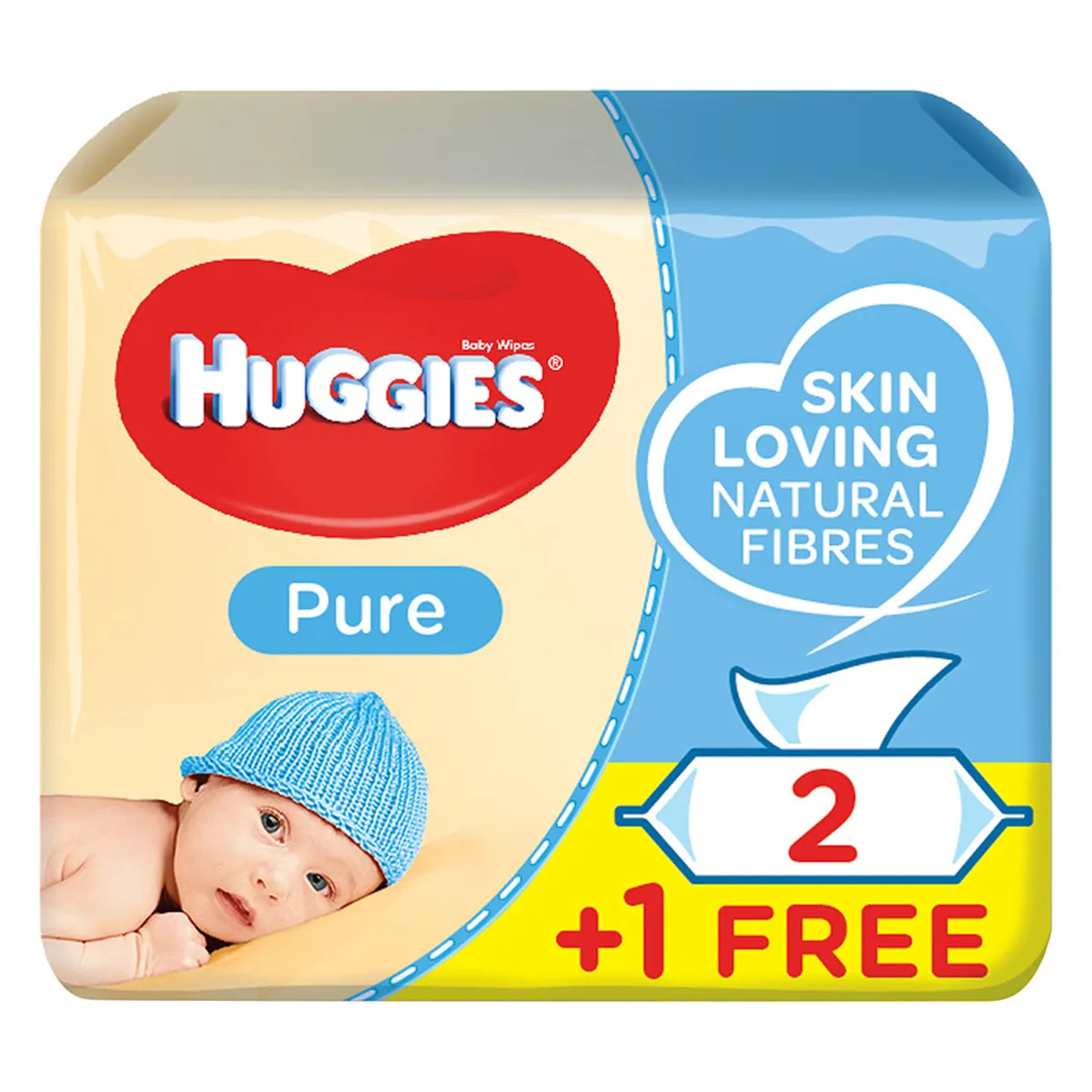 Baby Wipes Pure 2+1 Free