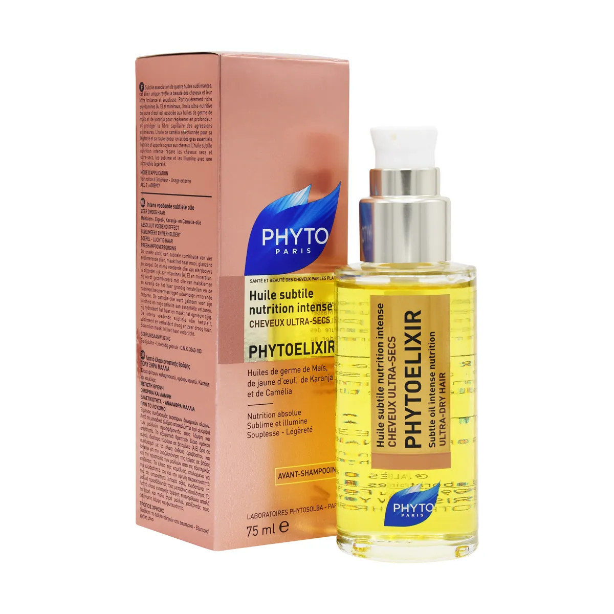 Phytoelixir Subtle Intense Nutrition Oil For Ultra Dry Hair 75 ml