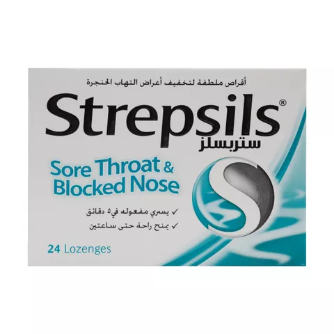 Menthol Sore Throat And Blocked Nose 24 Tab