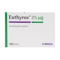 EUTHYROX Euthyrox 25mcg 100 Tab