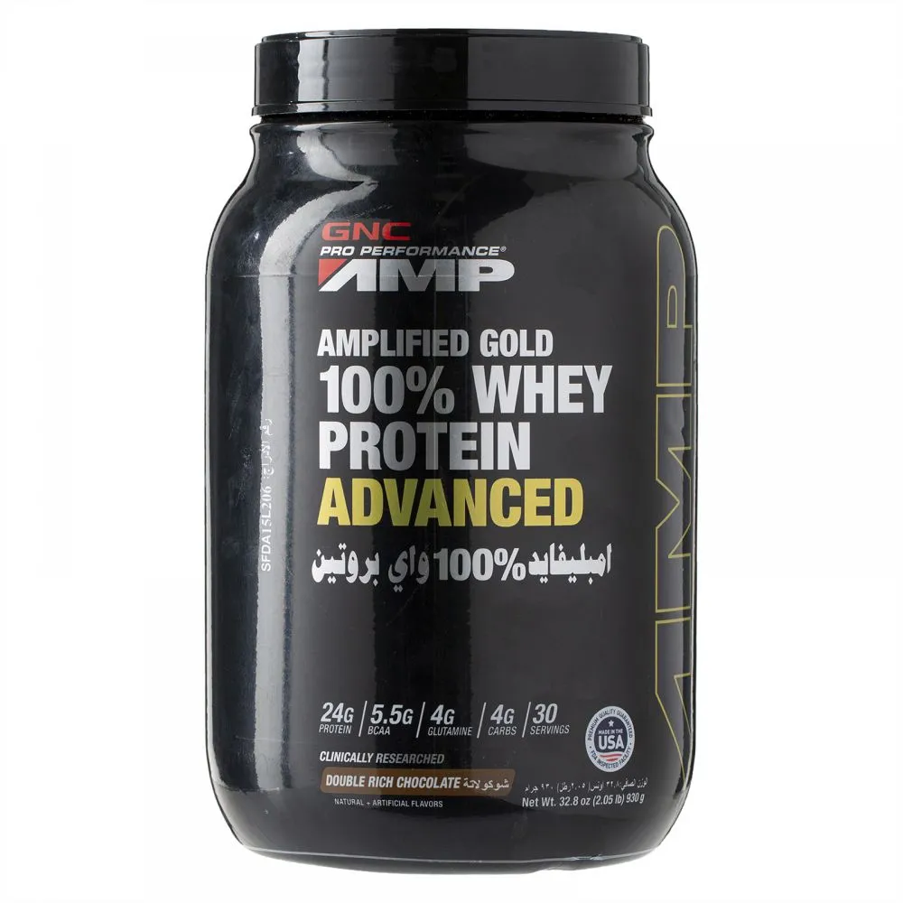 Amplified Gold 100% Whey Protein Advanced Vanilla 2 Lb