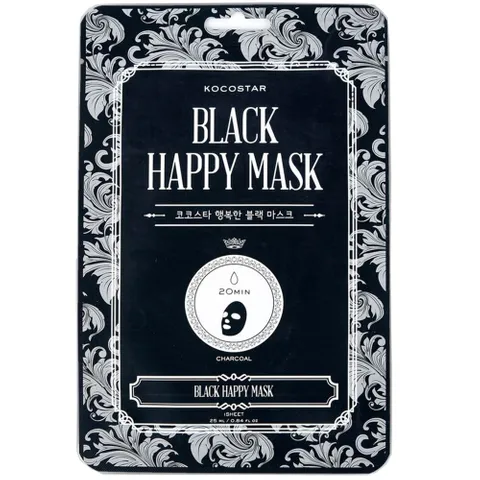 Black Happy Mask