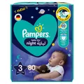 Pampers Premium Care Night Size (3) Mega Pack 80 Diapers