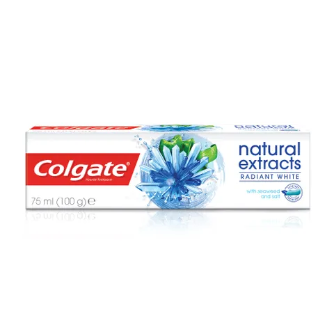 Natural Extracts Radiant White with Seaweed and Salt Toothpaste 75ml