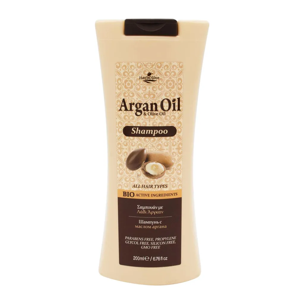 Argan Oil & Olive Oil Hair Shampoo All Hair Types 200Ml