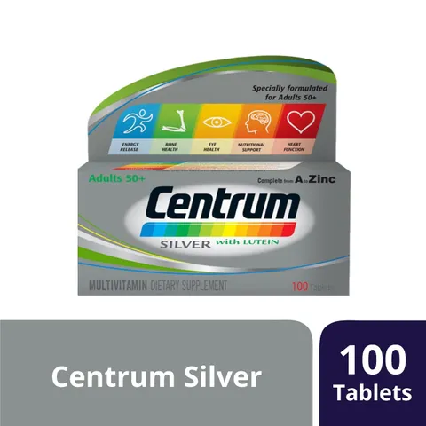 Centrum Silver 100 Tablets.