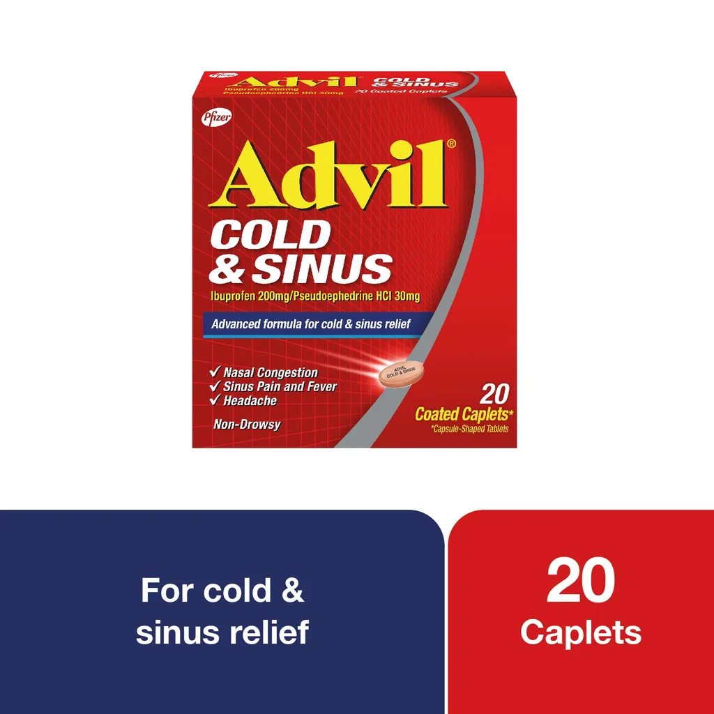 ADVIL Cold&Sinus Caplet 20Pcs