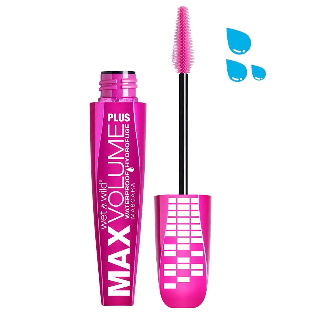 Max Volume Plus Waterproof Mascara - E1411 Black 8 Ml