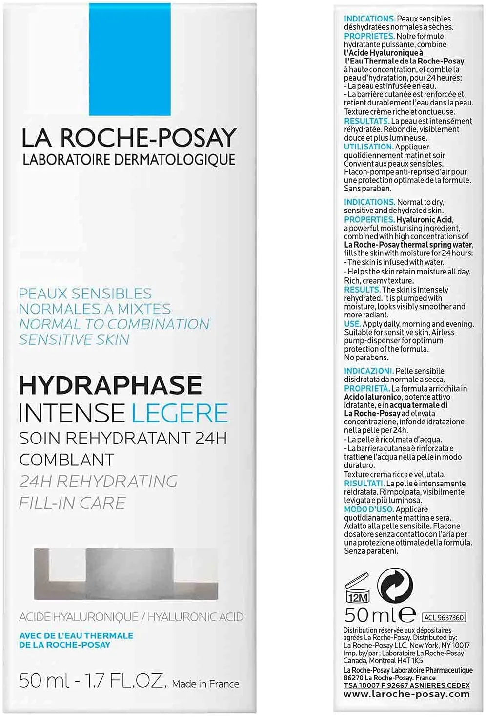 La Roche-Posay HYDRAPHASE INTENSE RICH 50ML