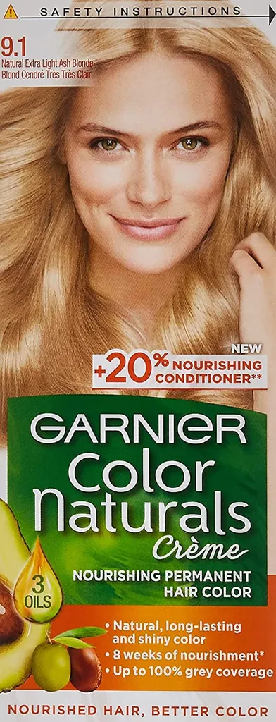 Hair Color Naturals 9.1 Extra Light Ash Blonde