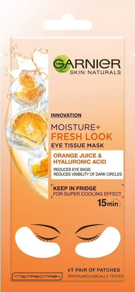 Anti-Dark Circles Orange Juice Hydrating Eye Tissue Mask 6G