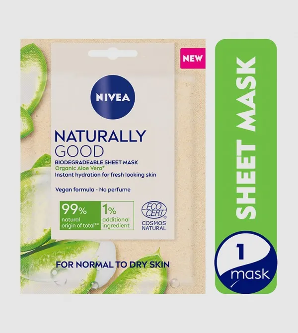 Naturally Good Mask Aloe 1Pcs