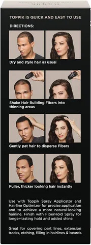 Hair Building Fibers-Black 3G