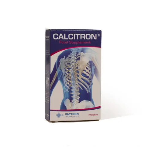 Calcitron Calcium Supplement For Bone Health 20 Capsules