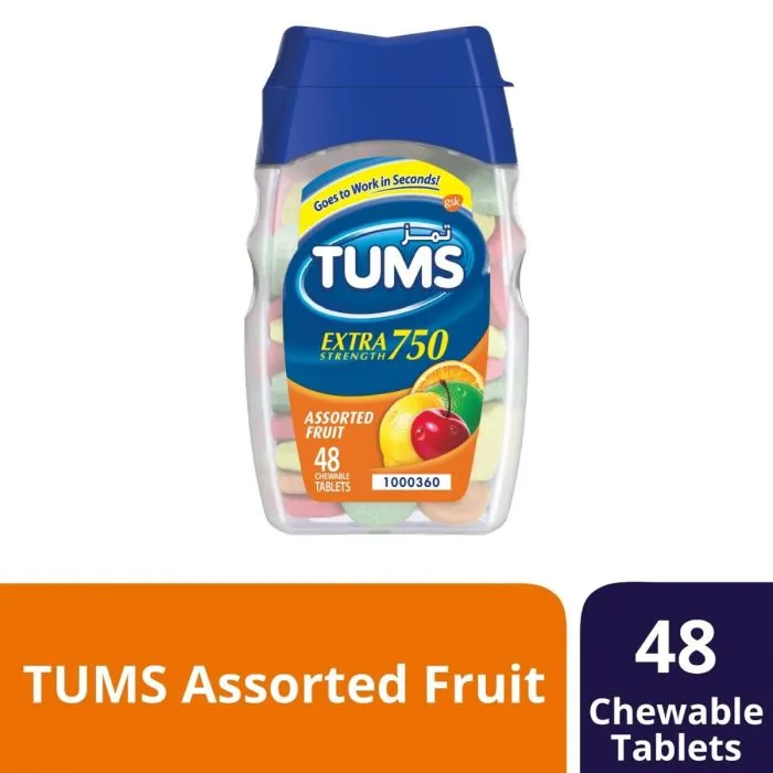 Tums Extra Strength 750 Mg 48 Tabs