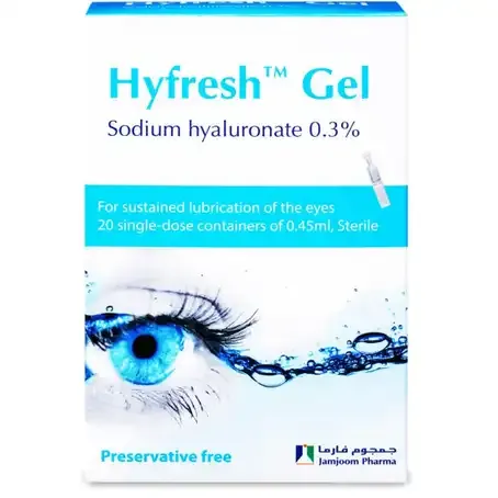 Hyfresh Gel 0.3% Eye Drop 20 Pcs