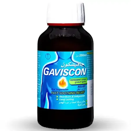 Gaviscson Oral Suspension Peppermint Flavor - 200ml