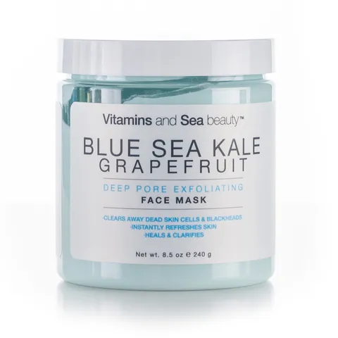 Face Mask Blue Sea+Grapefruit