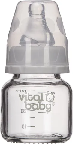 Vital Baby Glass Feeding Bottle 60Ml