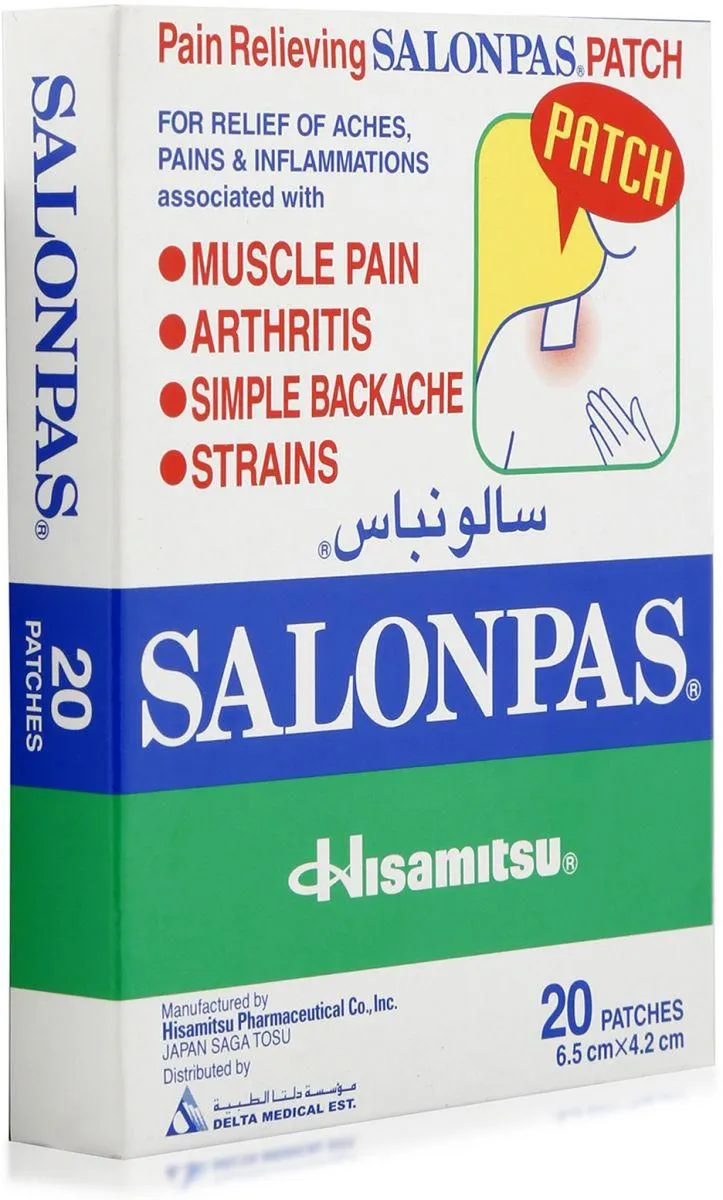 SALONPASE Salonpas Pain Relief Patch-20 Patches