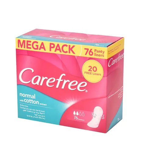 Pantyliners Normal Cotton Pack Of 76 Pcs