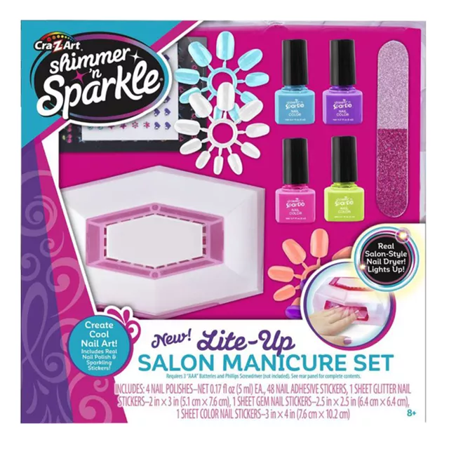 Shimmer N Sparkle Lite Up Nail Dryer & Polish Set