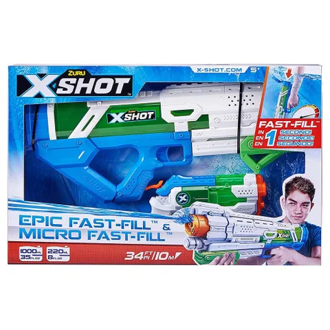 X-SHOT- FAST FILL Combo Pack- Large And Small Window Box