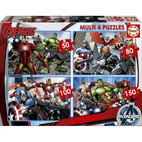 Multi 4 Puzzles -Avengers